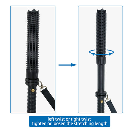 Baseball LED Flashlight Zoom Rechargeable Torch Spotlight Emergency Security Work Light 3 Lighting Modes